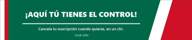 Aquí tú tienes el control: cancela cuando quieras